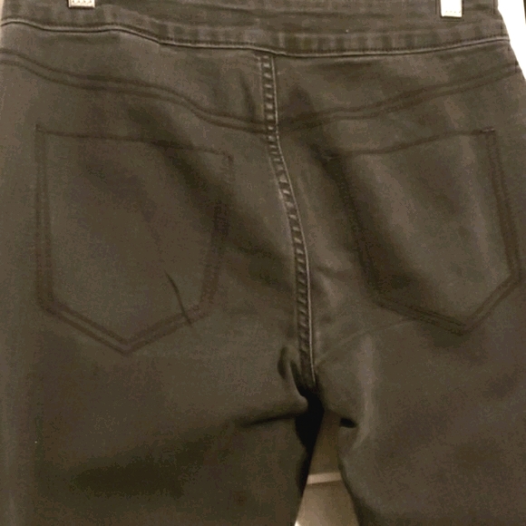 DKNY JEANS BLACK SKINNY SZ 4 MOCK POCKETS - Picture 3 of 8